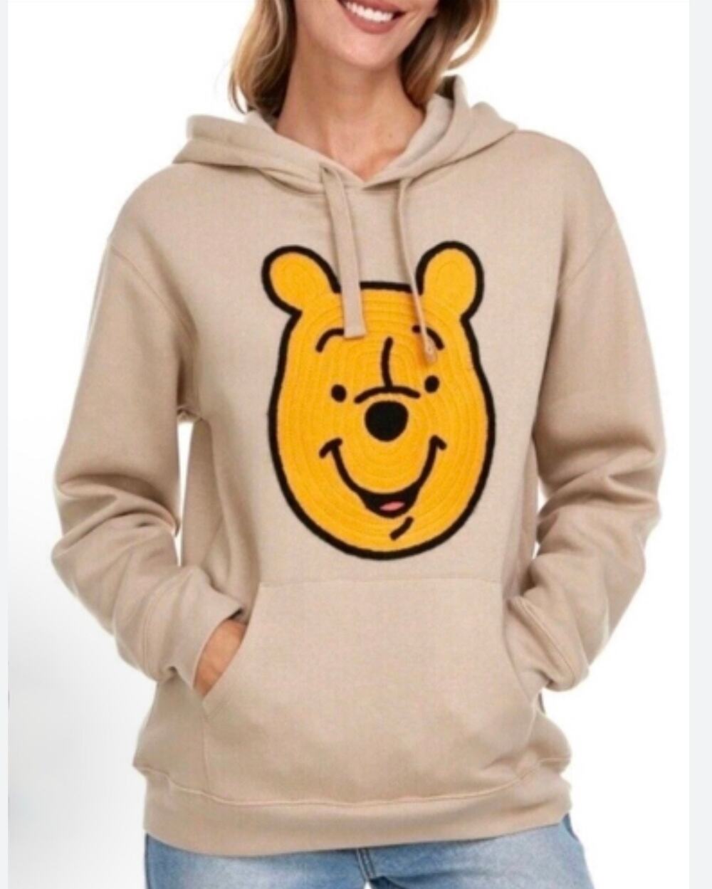 Disney Sand Winnie the Pooh Hoodie Sweatshirt Size Small adult small